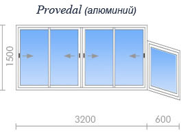 Остекление балкона WDS